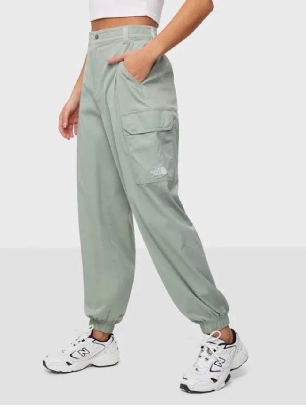 NWT THE NORTH FACE Karakash Cargo Pants Light Green Size 8 Hiking